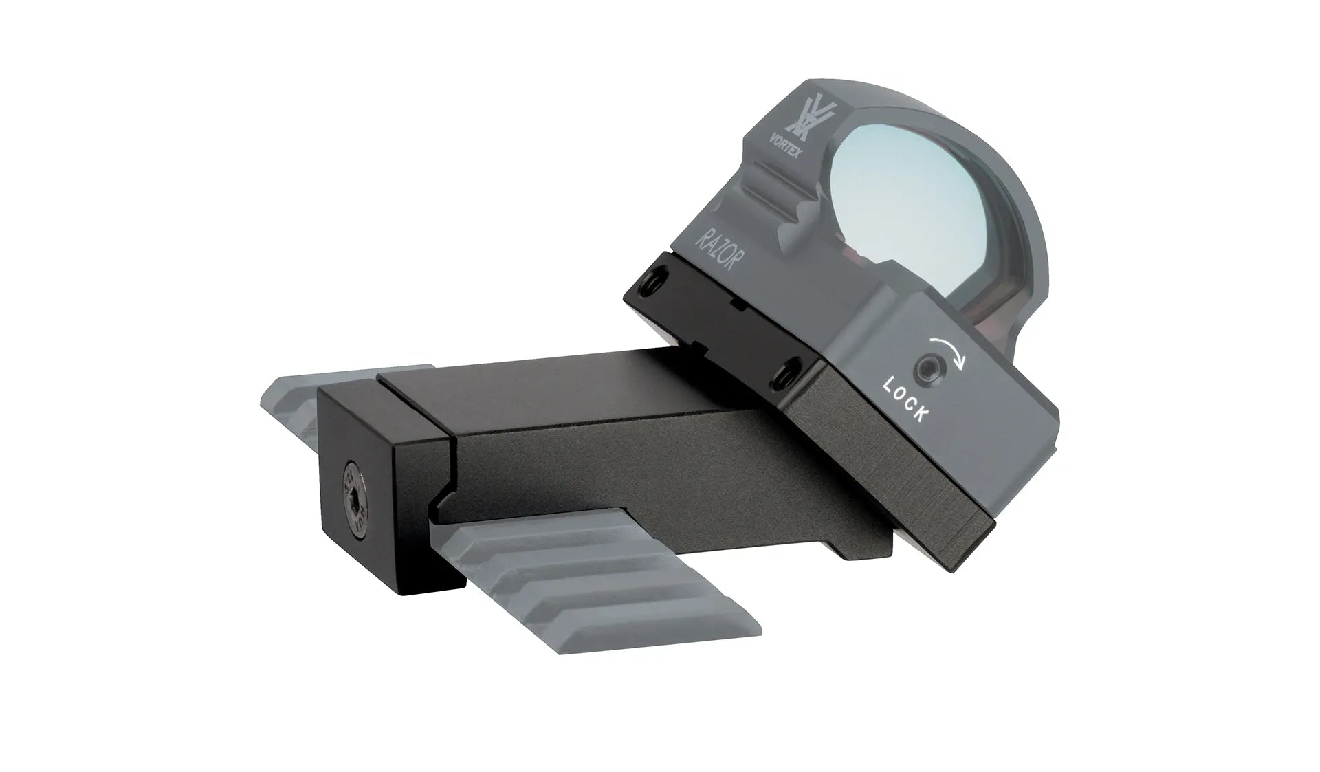 Bočná 45° montáž RAZOR na kolimátory