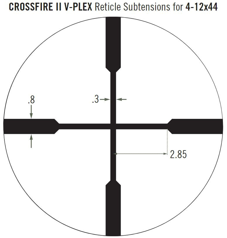 Puškohľad CROSSFIRE® II 4-12X44 AO